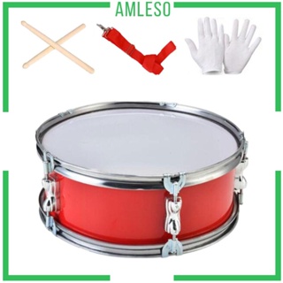 [Amleso] เครื่องดนตรีกลองสแนร์ 13 นิ้ว น้ําหนักเบา ของเล่นเสริมการเรียนรู้เด็ก