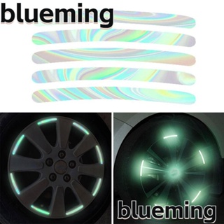 Blueming2 เทปสะท้อนแสง สําหรับล้อรถยนต์ รถจักรยานยนต์ 80 ชิ้น
