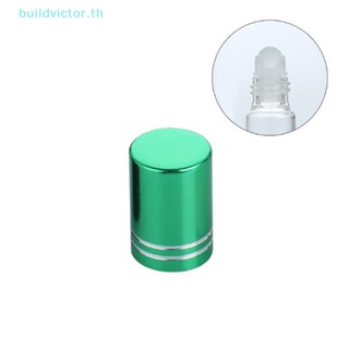 Buildvictor ขวดลูกกลิ้งเปล่า พลาสติก สเตนเลส เติมได้ 10 มล. สุ่มสี สําหรับใส่น้ํามัน ของเหลว TH