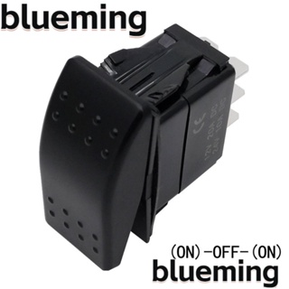 Blueming2 สวิตช์โยก 12V กันน้ํา 6PIN 3 ตําแหน่ง เปิด/ปิด สีดํา สําหรับเรือยอร์ช