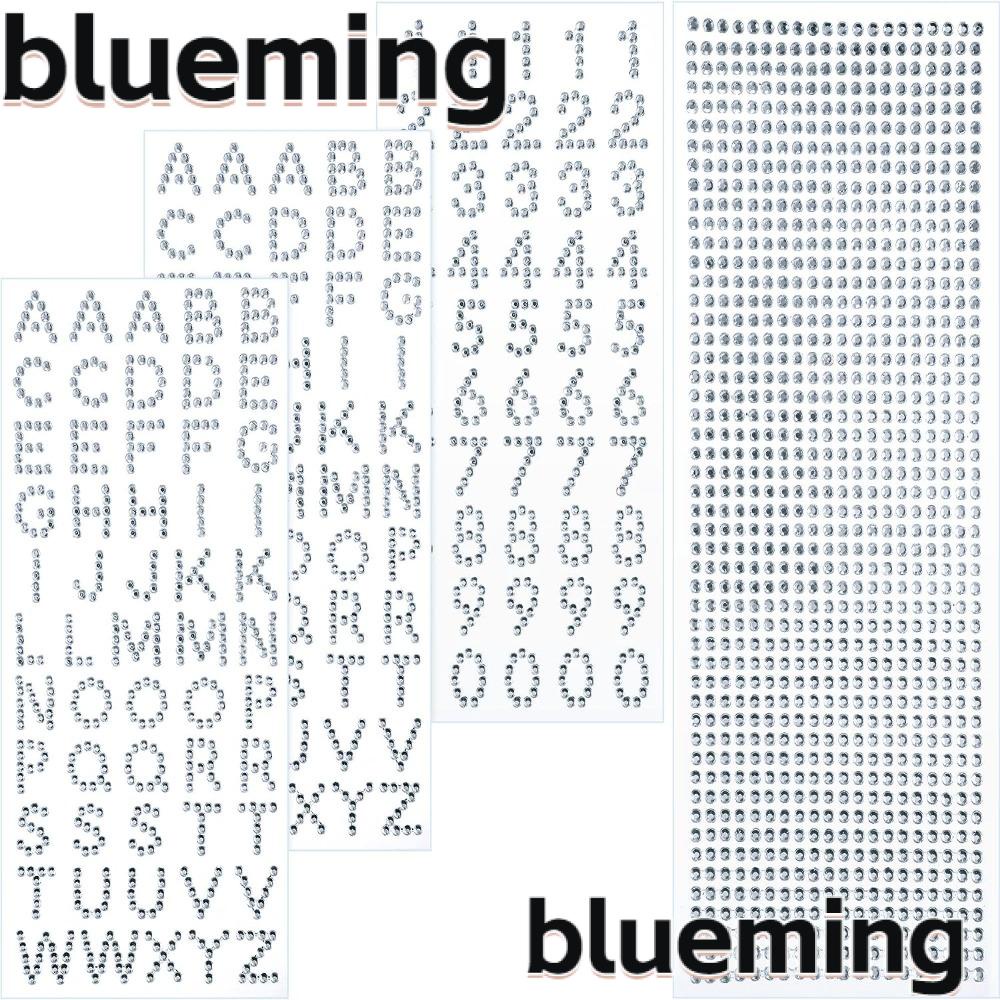 blueming2-สติกเกอร์อะคริลิค-เรซิน-ลายตัวอักษร-สีเงิน-สําหรับตกแต่งสมุดภาพ-diy