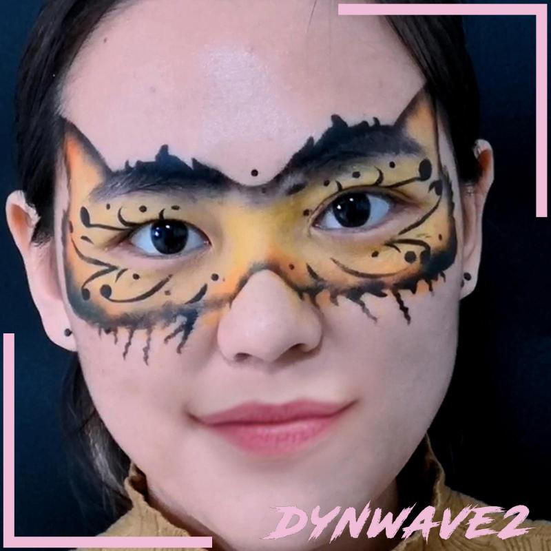 dynwave2-แม่แบบเพ้นท์หน้า-น้ําหนักเบา-สําหรับเพ้นท์หน้า-แต่งหน้า-ปาร์ตี้วันเกิด