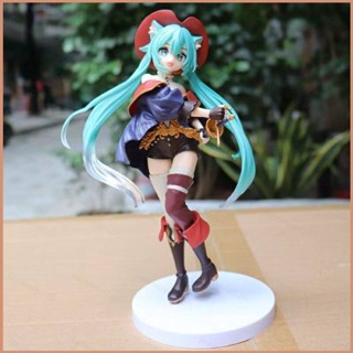 โมเดลฟิกเกอร์ Wonderland Hatsune Miku Cat in Boots 23 ของเล่นสําหรับเด็ก ตกแต่งบ้าน เก็บสะสม ของขวัญ