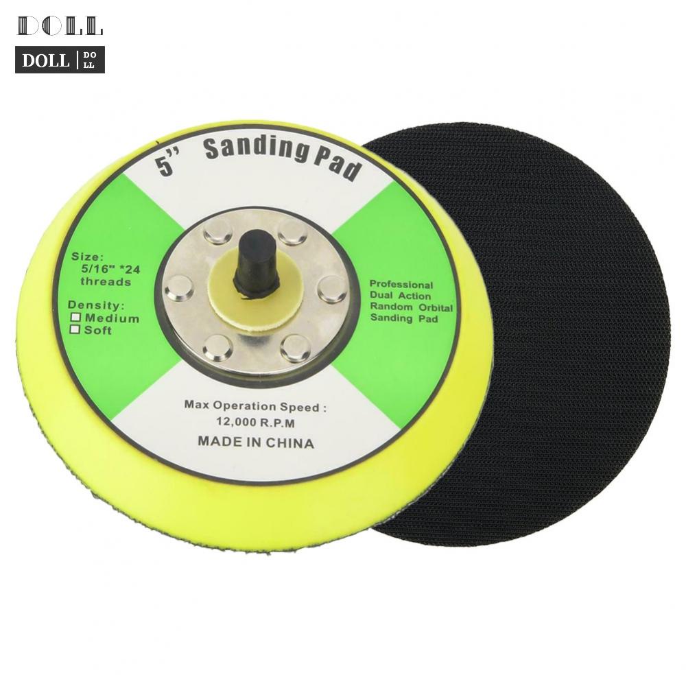 Mirka 5" Grip-Faced Backup Pad For Sanding Discs - Medium Density Foam, 5/16-24 Thread