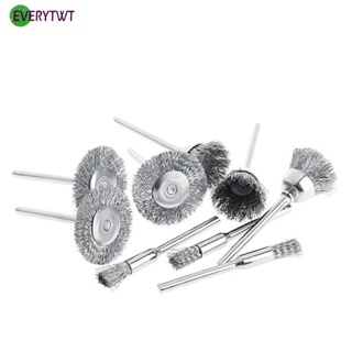 ⭐NEW ⭐Wire Brushes Kit Portable Tools Small Diameter Stainless Steel Wire Brush