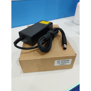 สายชาร์จ อะแดปเตอร์โน๊ตบุ๊ค HP Compaq CQ40 CQ45 DV4 G50 2510p G72 Laptop Charger Adapter HP 18.5V 3.5A 7.4*5.0 และอื่นๆ