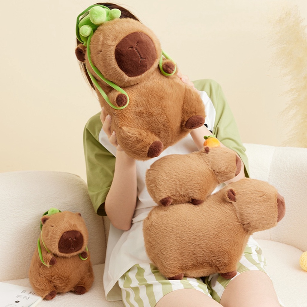 คาปิบาร่า-หมอนตุ๊กตาเต่าคาปิบาราน่ารักtiktok-capybara-kapibara-น่ารัก-ของขวัญวันเกิด-สําหรับเพื่อน-แฟนสาว