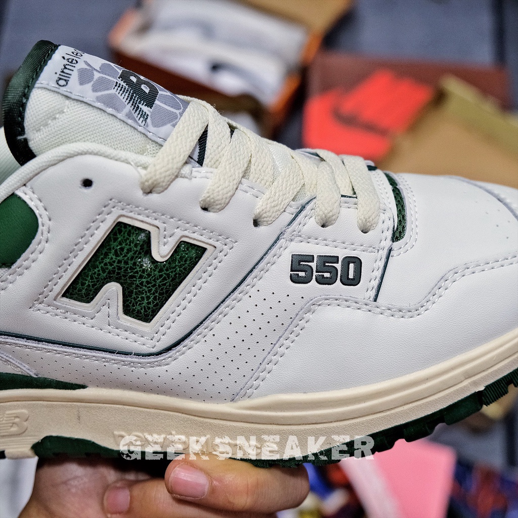 (GeekSneaker) ผ้าใบ New Balance 550 x ALD (Wimé Leon Dore) / NB P550 ...
