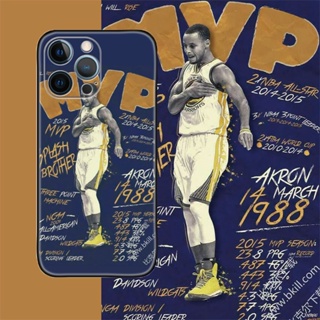 [Aimeidai] เคสโทรศัพท์มือถือซิลิโคน กันกระแทก พิมพ์ลาย NBA Super Star Stephen Curry สําหรับ iPhone 14 13 12 11 Series