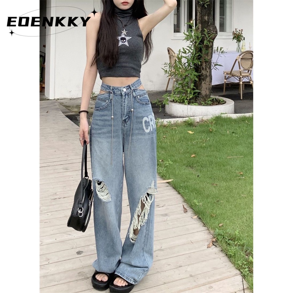 eoenkky-กางเกงขายาว-กางเกงยีสน์ผู้หญิง-ทรงหลวม-ๆ-ตรง-retro-hip-hop-pants-2023-new-style-a27l0ah-35z230901