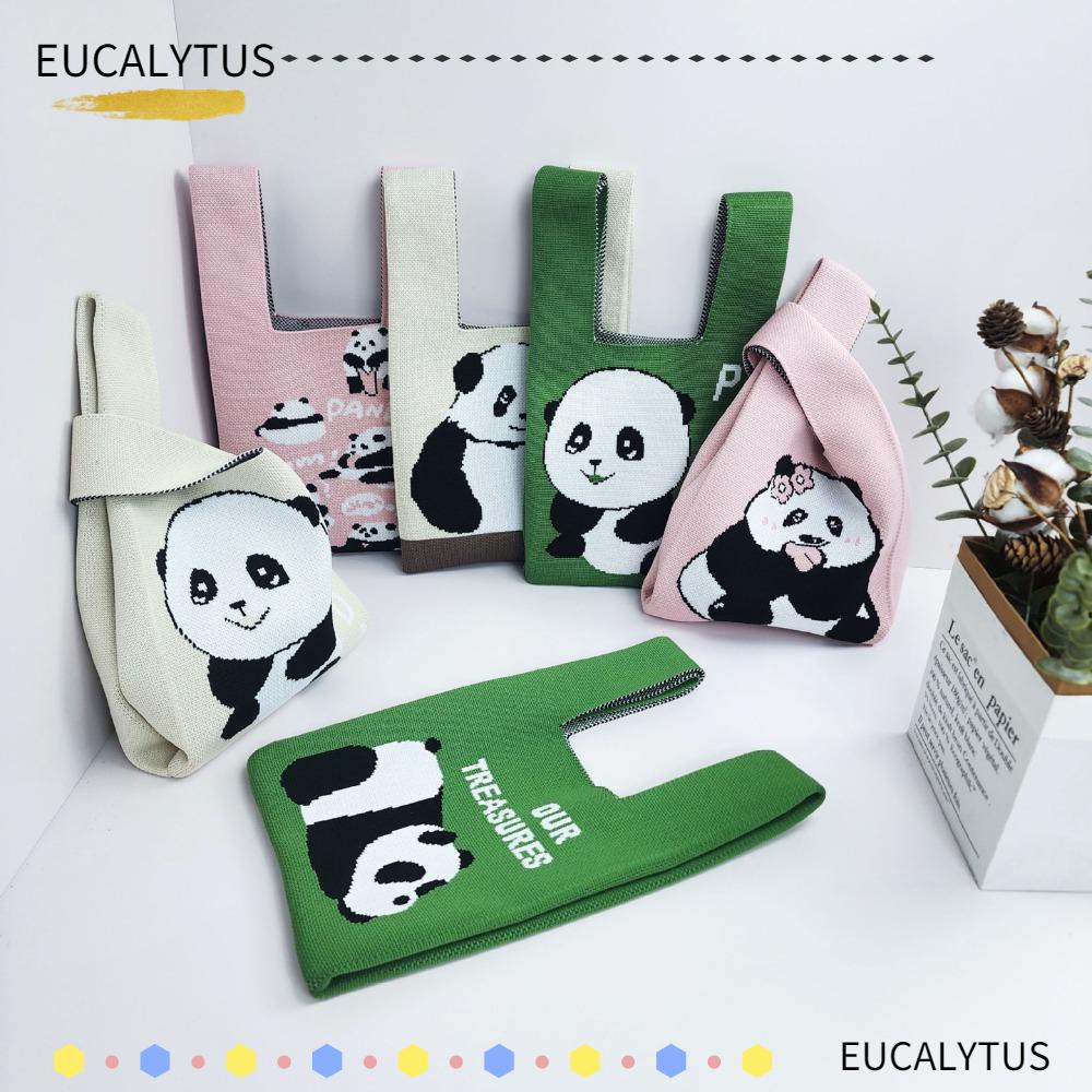 eutus-กระเป๋าสะพายไหล่-ผ้าถัก-ลายแพนด้าน่ารัก-แฮนด์เมด-สําหรับใส่โทรศัพท์มือถือ