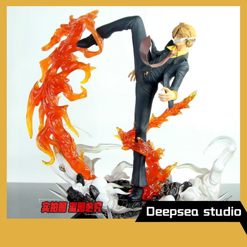 deepsea-studio-quick-delivery-in-stock-one-piece-high-quality-spot-flame-wind-leg-standing-posture-black-foot-shanzhi-combat-model-ornaments