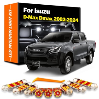 ชุดหลอดไฟ Led ติดภายในรถยนต์ สําหรับ Isuzu D-MAX Dmax 2002-2019 2020 2021 2022 2023 2024 8 ชิ้น