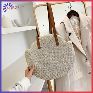 ☀ Fashionforyou เสื้อผ้าแฟชั่น ☀  กระเป๋าถือ กระเป๋าสะพายไหล่ แบบสาน แฮนด์เมด เหมาะกับเดินชายหาด แฟชั่นฤดูร้อน สําหรับสตรี