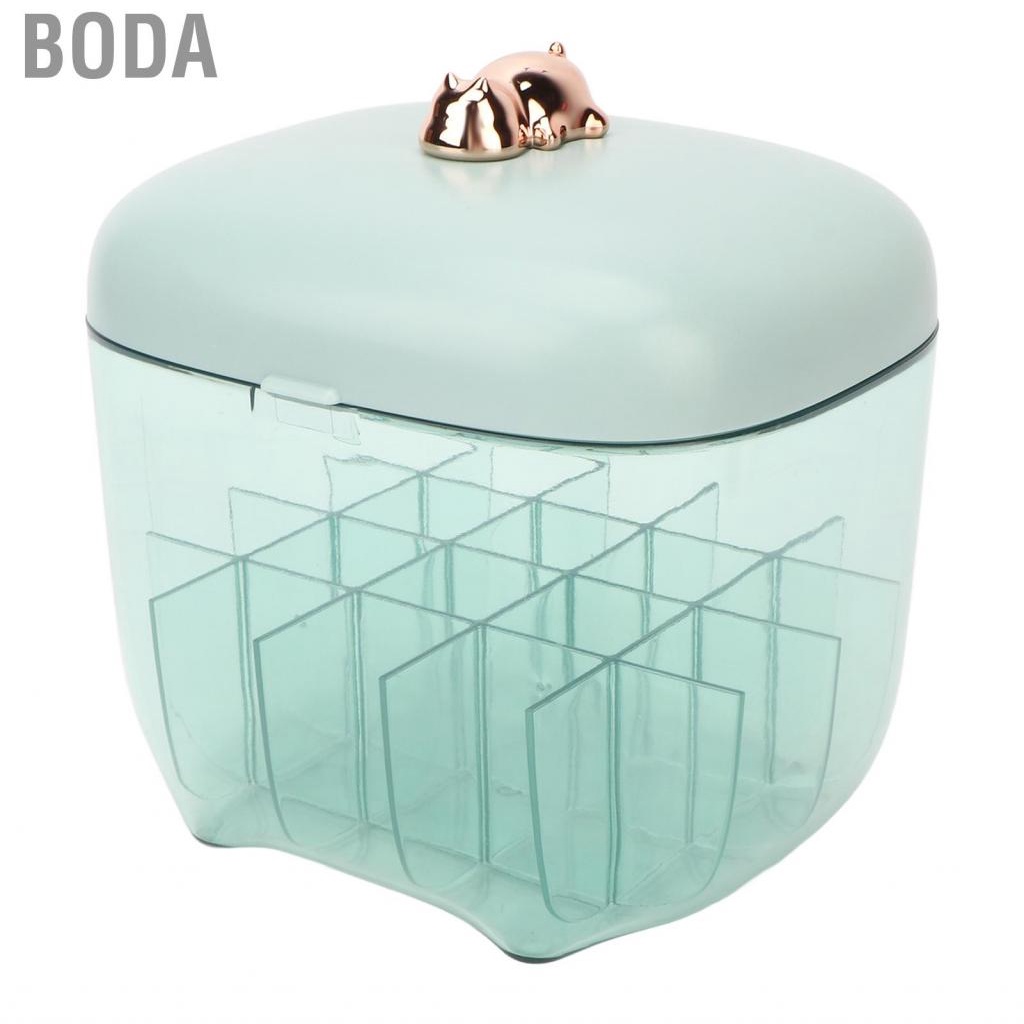 boda-lipstick-holder-dustproof-large-clear-display-storage-stand-with-mirror