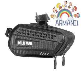[armani1.th] Wild MAN กระเป๋าเครื่องมือสะท้อนแสง สําหรับติดอานเบาะนั่งรถจักรยาน