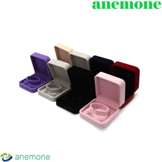 Anemone กล่องเก็บเครื่องประดับ สร้อยคอ ผ้ากํามะหยี่ ทนทาน ขนาดเล็ก