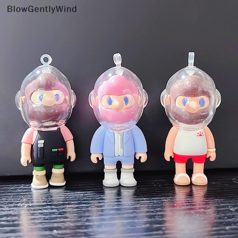 blowgentlywind-พวงกุญแจ-จี้ตุ๊กตา-pvc-ลายการ์ตูน-สําหรับตกแต่งภายในรถยนต์-bgw