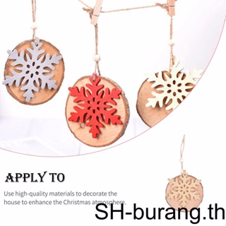 【Buran】ที่แขวนต้นไม้คริสต์มาส แบบบาง หลากสีสัน สําหรับตกแต่งบ้าน DIY