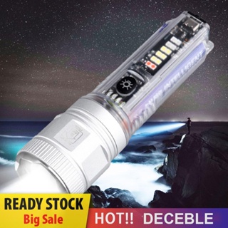 [Deceble.th] ไฟฉาย LED 1800mAh Type-C พลังงานแสงอาทิตย์ 200LM IPX65 กันน้ํา