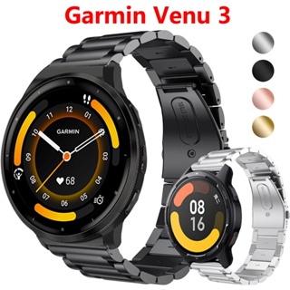สายนาฬิกาข้อมือสเตนเลส 22 มม. สําหรับ Garmin Venu 3 Smartwatch Garmin Venu 3