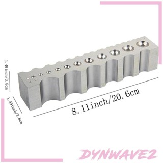 [Dynwave2] บล็อกร่องเหล็กหล่อ สําหรับทําเครื่องประดับ สร้อยข้อมือ DIY