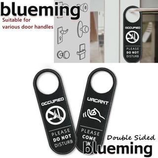 Blueming2 ป้ายสัญลักษณ์ PU สองด้าน สําหรับแขวนประตูโรงแรม