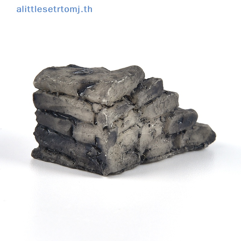 alittlese-บันไดหินเรซิ่น-ขนาดเล็ก-สําหรับตกแต่งสวน