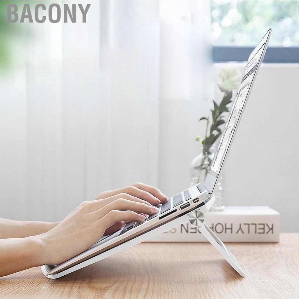 bacony-folding-stand-for-tablet-ergonomic-base-hollow-cooling-non-slip-portable-notebook-desk-holder