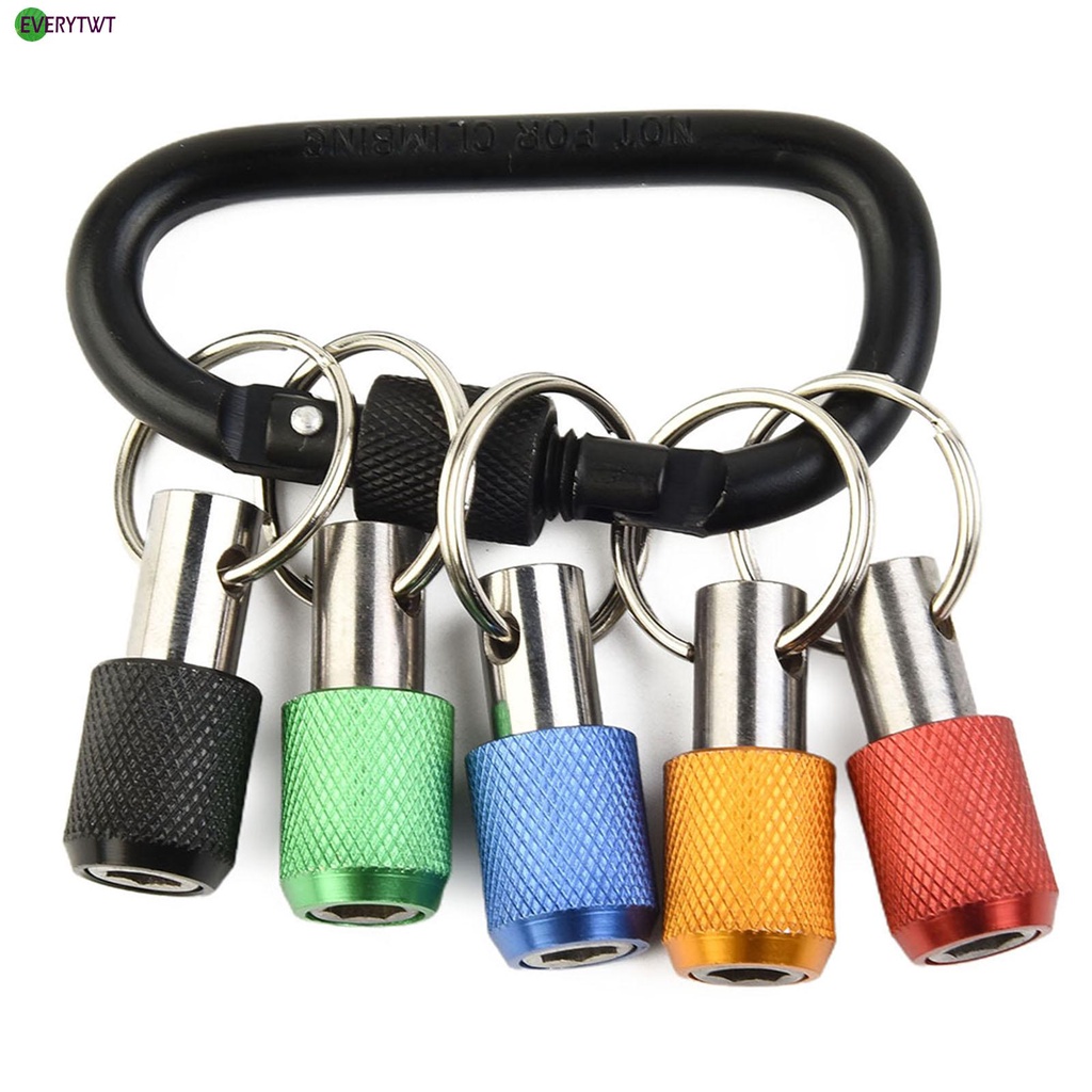 new-bit-holder-hex-shank-holder-bit-keychain-screwdriver-bit-screwdrivers-1-4inch