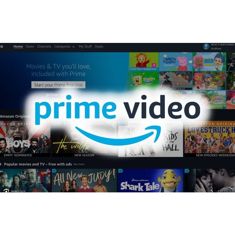 AMAZON PRIME VIDEO USA For Ios, Android, Tv Shopee Thailand