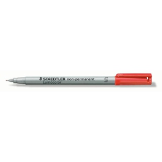 STAEDTLER ปากกาเขียนแผ่นใสลบได้ รุ่น 311-2 หมึกสีแดง 0.4มม.