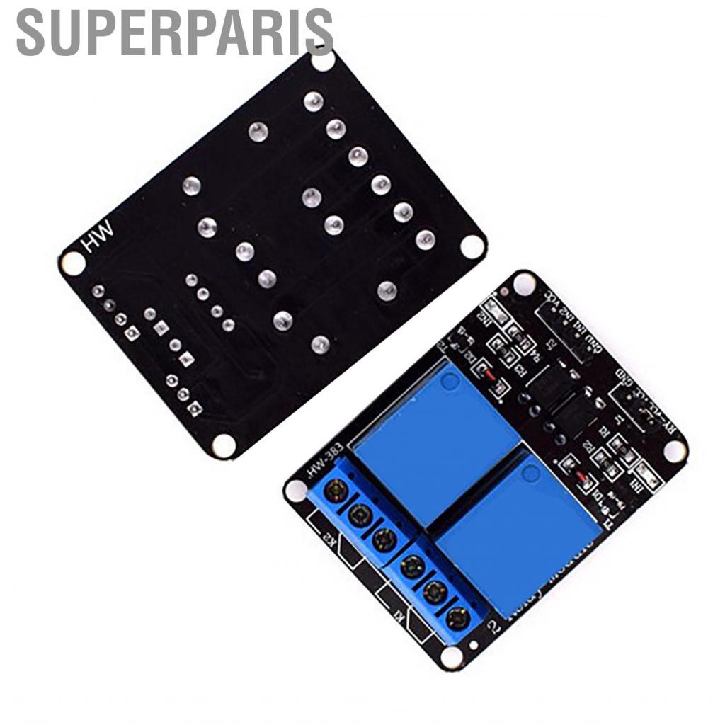 Superparis Relay Expansion Board 4 Fixing Screw Holes 2 Channel Module ...