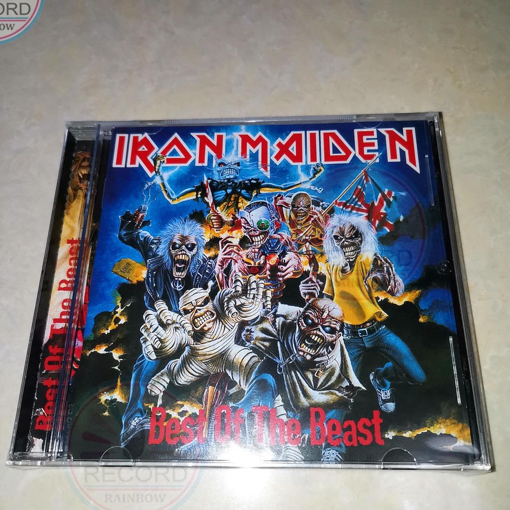 Lot 278 - IRON MAIDEN - BEST OF THE BEAST FULLY SIGNED