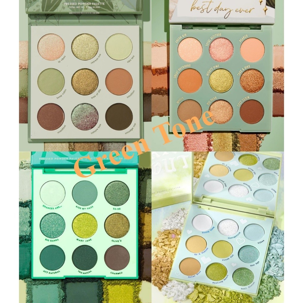 ของแท้ Colourpop Eyeshadows - Green Tone โทนสีเขียว พร้อมส่ง | Shopee ...