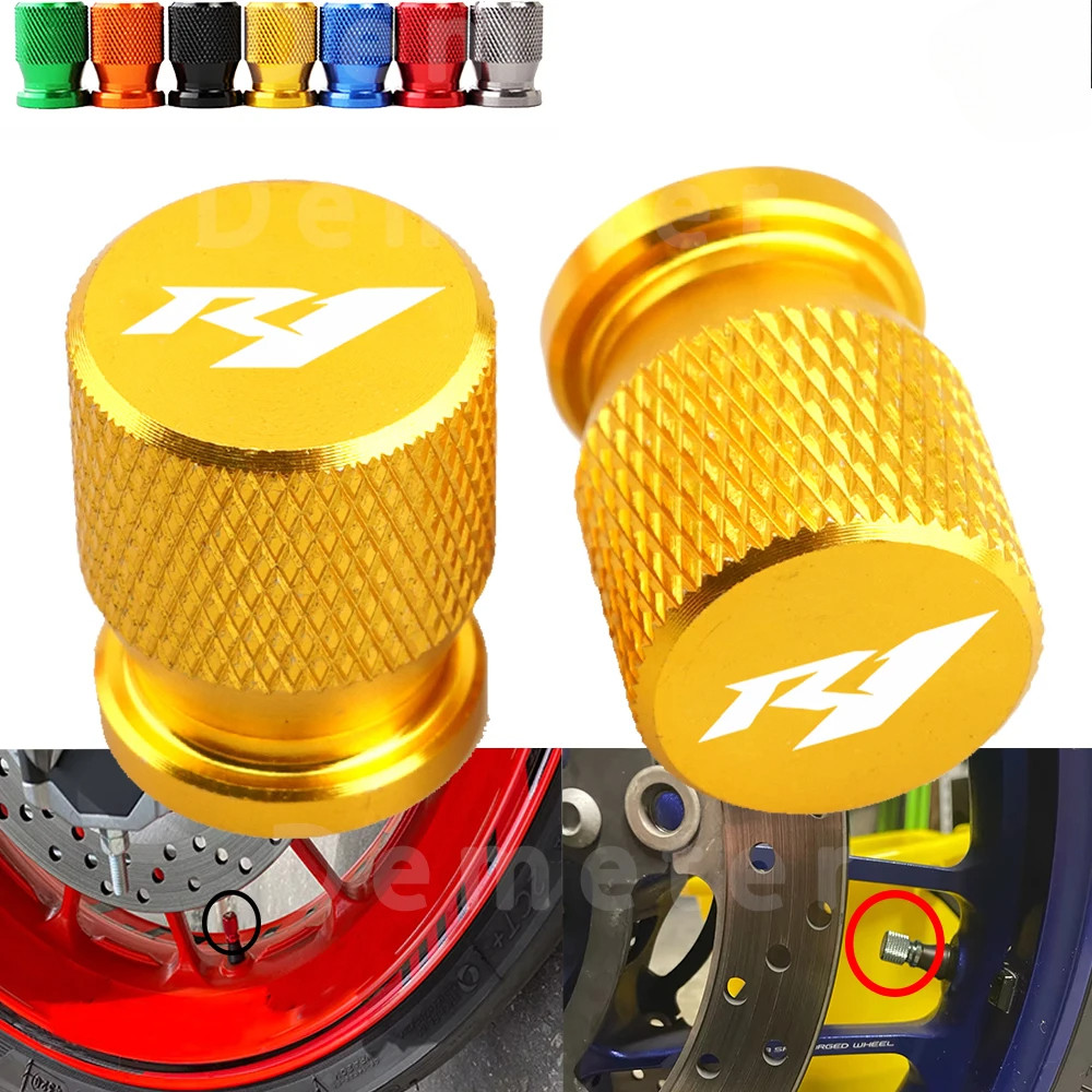 อะไหล่ยางวาล์ว Stem Caps สําหรับ Yamaha YZFR1 YZF R1/R1M/R1S R1 Tyre ...