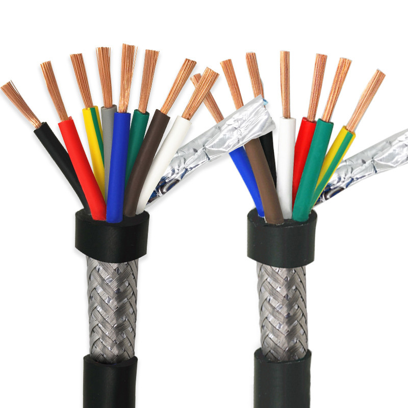 RVVP Multi-Core Shielded Signal Cable 6 ~ 12 Core 0.15 ~ 1.5 Square ...