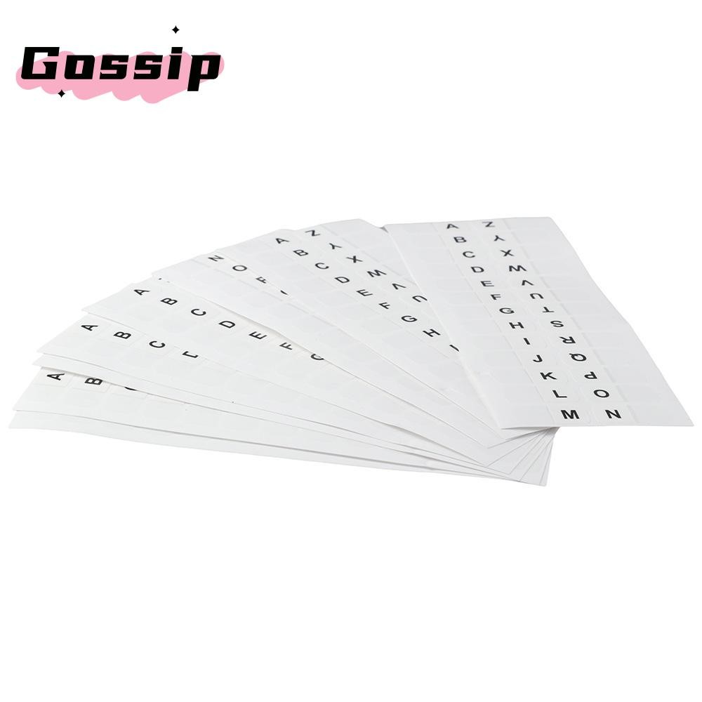 Notebook Sticky Tabs Alphabetical Index Dividers 40 Sheets Of Self Adhesive Plastic Page Markers For Notebooks, Books And File Organization From Homepro18, $7.99