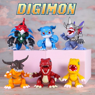[TATA] ตุ๊กตาฟิกเกอร์ Digimon Mechanical Tyrannosaurus V-Beast ขยับข้อต่อได้ 6 แบบ ของเล่นสําหรับเด็ก