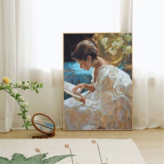 ภาพวาดจิตรกรรมฝาผนัง สไตล์นอร์ดิก สําหรับแขวนตกแต่งบ้าน ห้องนั่งเล่น ห้องนอน ของขวัญ