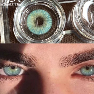 Eyeshare คอนแทคเลนส์ สีน้ําตาล หลากสีสัน แฟชั่นใหม่ สําหรับแต่งหน้า 2 ชิ้น ต่อคู่