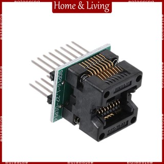 Aotoo อะแดปเตอร์ซ็อกเก็ตโปรแกรมเมอร์ SOP16 เป็น DIP16 IC Socket SOP16 Turn DIP16 150mil สําหรับ Se