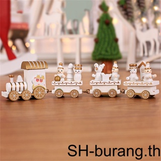 【Buran】รถไฟไม้ ขนาดเล็ก 1 2 3 5 ของขวัญปีใหม่ เทศกาลคริสต์มาส สําหรับเด็กผู้หญิง และผู้ใหญ่