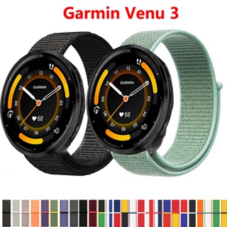 สายนาฬิกาข้อมือไนล่อน 22 มม. สําหรับ Garmin Venu 3 Smartwatch Garmin Venu3 Band