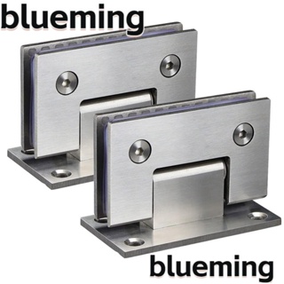 Blueming2 แคลมป์บานพับประตูกระจก โลหะผสมสังกะสี 180 องศา สําหรับตู้โชว์ ตู้กับข้าว ห้องน้ํา