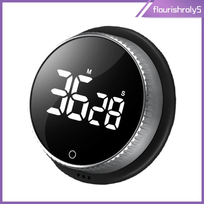 flourishroly5-นาฬิกาจับเวลาดิจิทัล-หน้าจอ-led-แบบเงียบ-สําหรับห้องน้ํา-ห้องอาบน้ํา