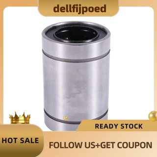 【dellfijpoed】LM25UU บูชชิ่งตลับลูกปืนเม็ดกลมร่องลึก ยางสองด้าน ขนาด 25 มม. X 40 มม. X 59 มม.