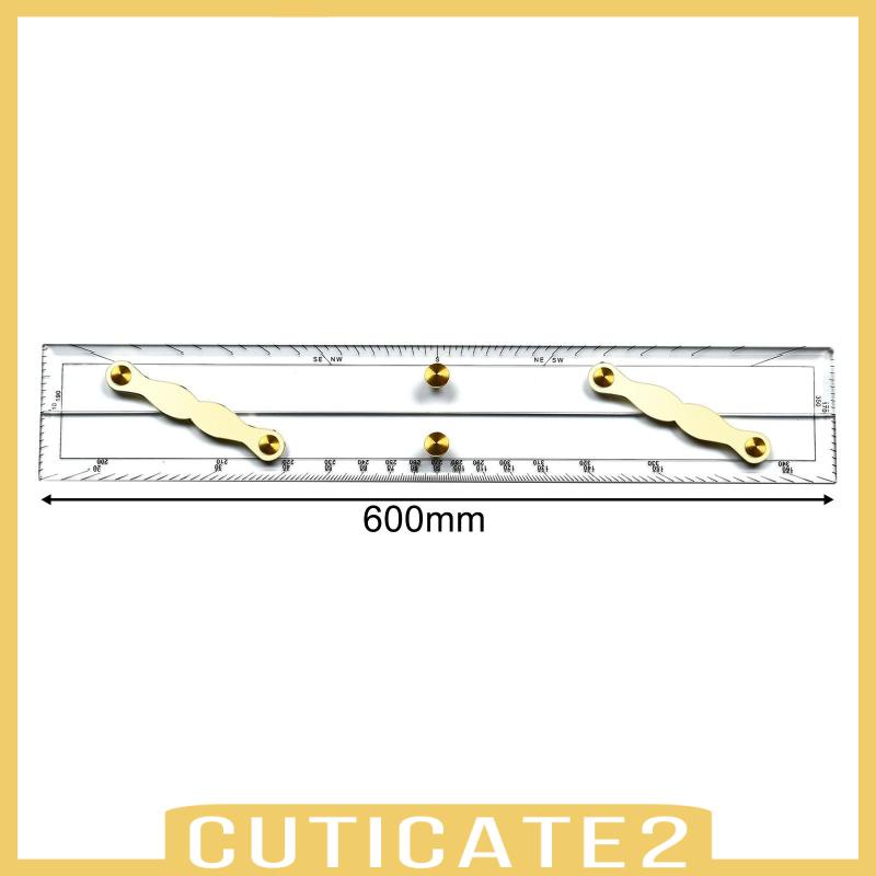 cuticate2-ไม้บรรทัดนําทาง-แบบขนาน-พร้อมสเกลใส-สําหรับนักเรียน-โรงเรียน-เรือ-ศิลปิน