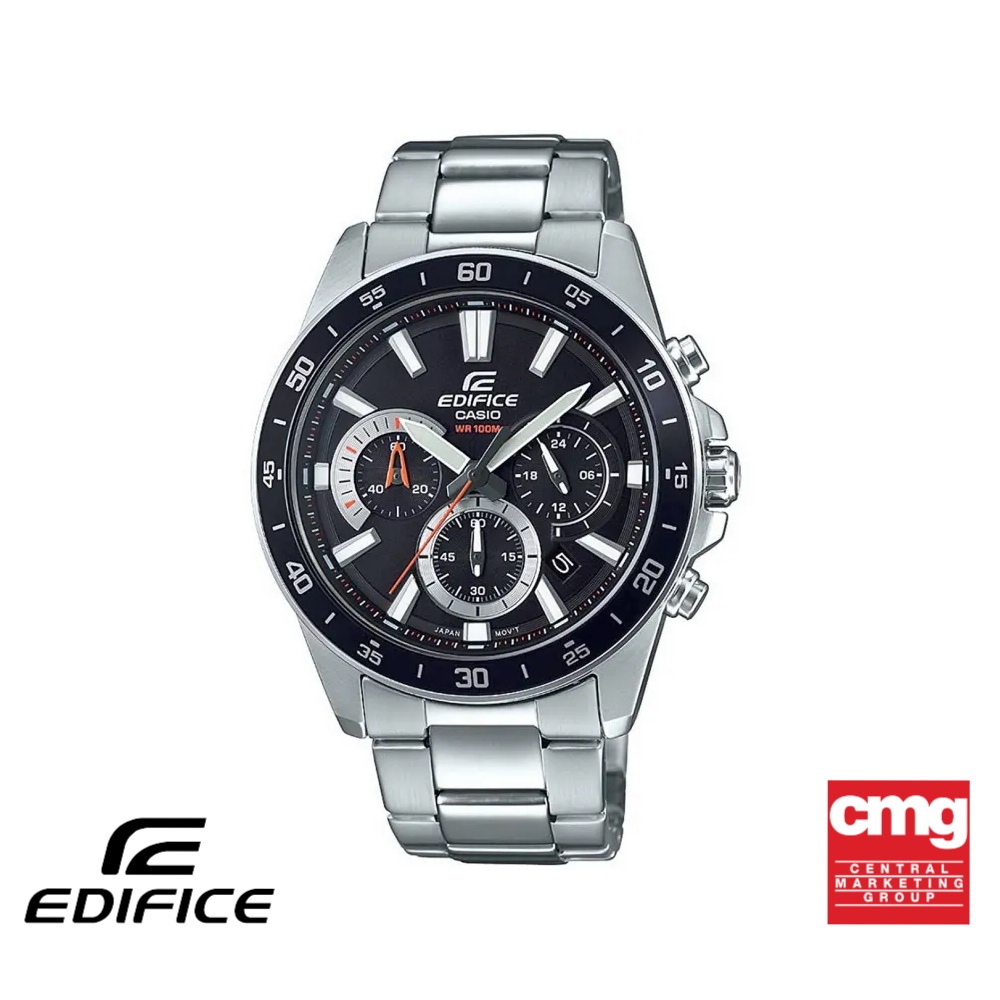 casio-นาฬิกาข้อมือผู้ชาย-edifice-รุ่น-efv-570d-1avudf-วัสดุสเตนเลสสตีล-สีดำ