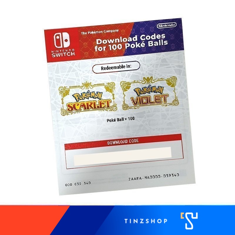Code Digital Download 100 Poke Balls Redeemable โค้ดดาวน์โหลดโปเกบอลใน ...